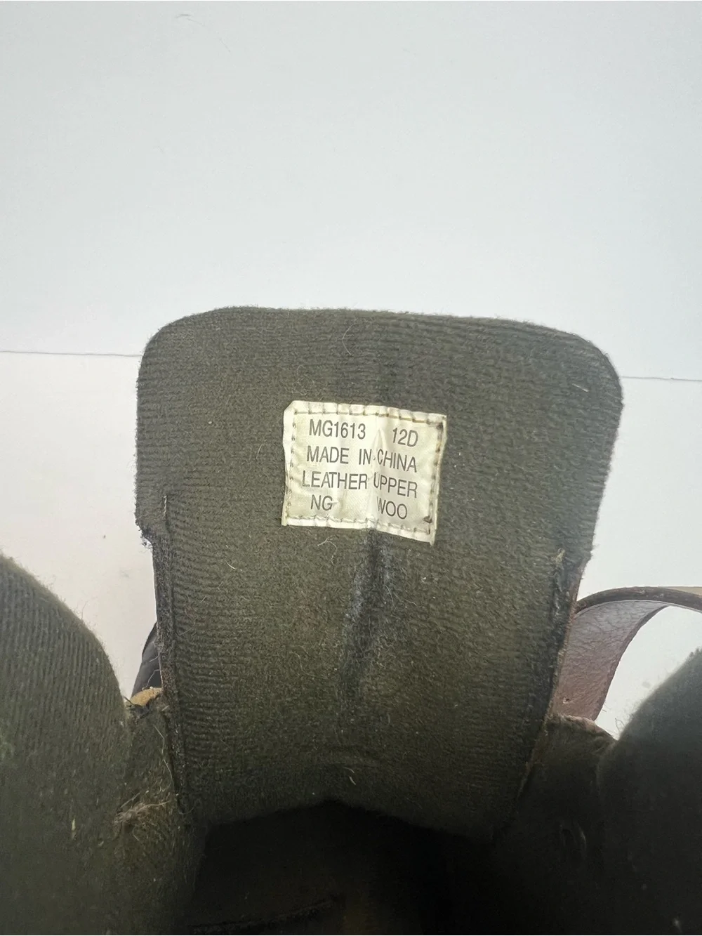 Vintage Polo Sport Ralph Lauren  12 D Briarwood Tan Hogeland Boots Buckle MG1613